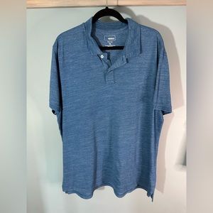 Sonoma Flexwear Blue Collared Short Sleeve Shirt